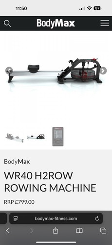 Water rowing machine bodymax - rowing,